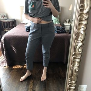 Gray Business casual ankle pants